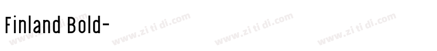 Finland Bold字体转换